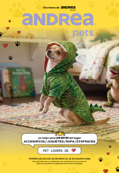 Catalogo Andrea Pets 2026 | Estrenos para Mascotas