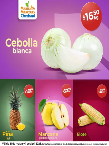 Ofertas Chedraui Martimiercoles
