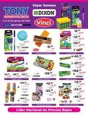 Papeleria Tony Semana de Ofertas - página 1