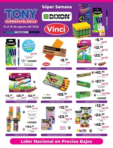 Papeleria Tony Semana de Ofertas - portada