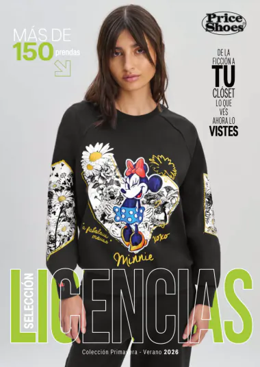 Catalogo Licencias Price Shoes 2026 México