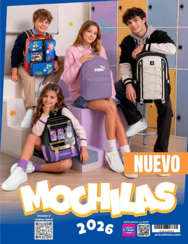 Catalogo Mochilas Price Shoes 2026 - 27 - portada