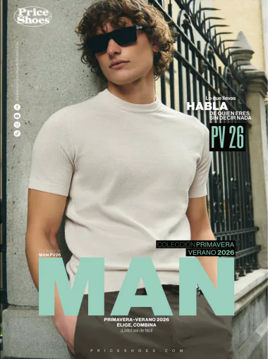 Catalogo Price Shoes Ropa Hombre: PV 2026 - portada