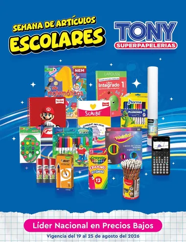 Tony Ofertas de Semana Boligrafos - portada