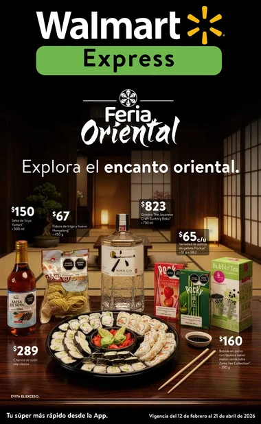 Folleto de Ofertas Walmart Express Feria Oriental 2026
