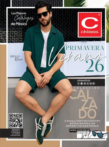 Catalogo Zapatos Cklass Caballero Primavera Verano 2026