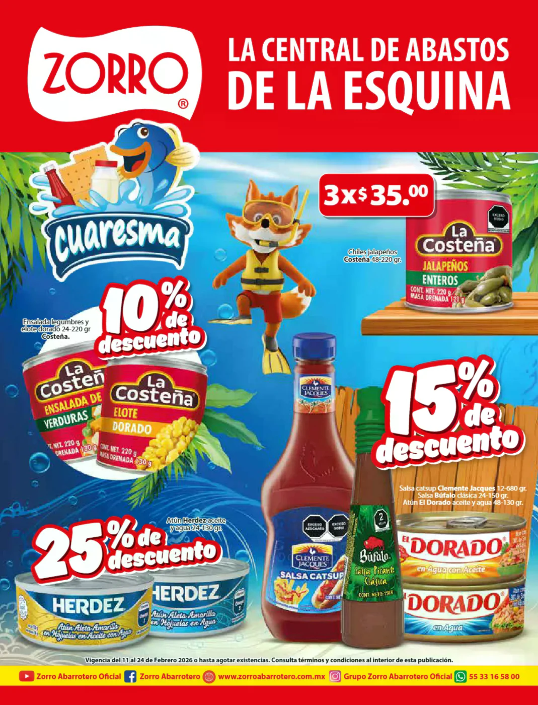 El ZORRO ABARROTERO lista de precios: catalogo Hoy 2025 | CatalogosMX