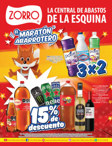 Zorro Abarrotero | Precios de Abarrotes 2026 | México - portada